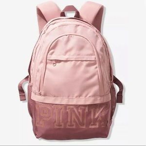 PINK Victoria's Secret Bags Vs Pink Collegiate Backpack Chalk